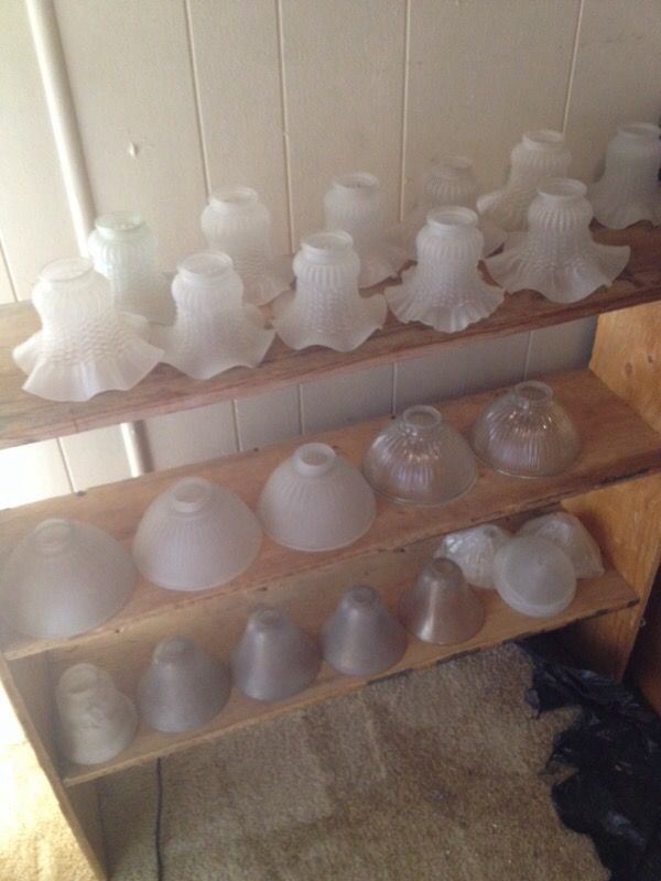 Glass shades hand blown
