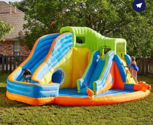 Banzai pipeline twist inflatable water slide bounce house NEW use WET or DRY