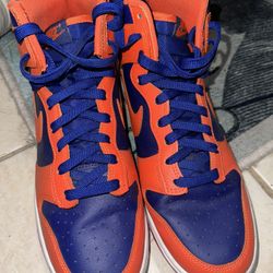 Nike Dunk Highs Retro Knicks Size 11M