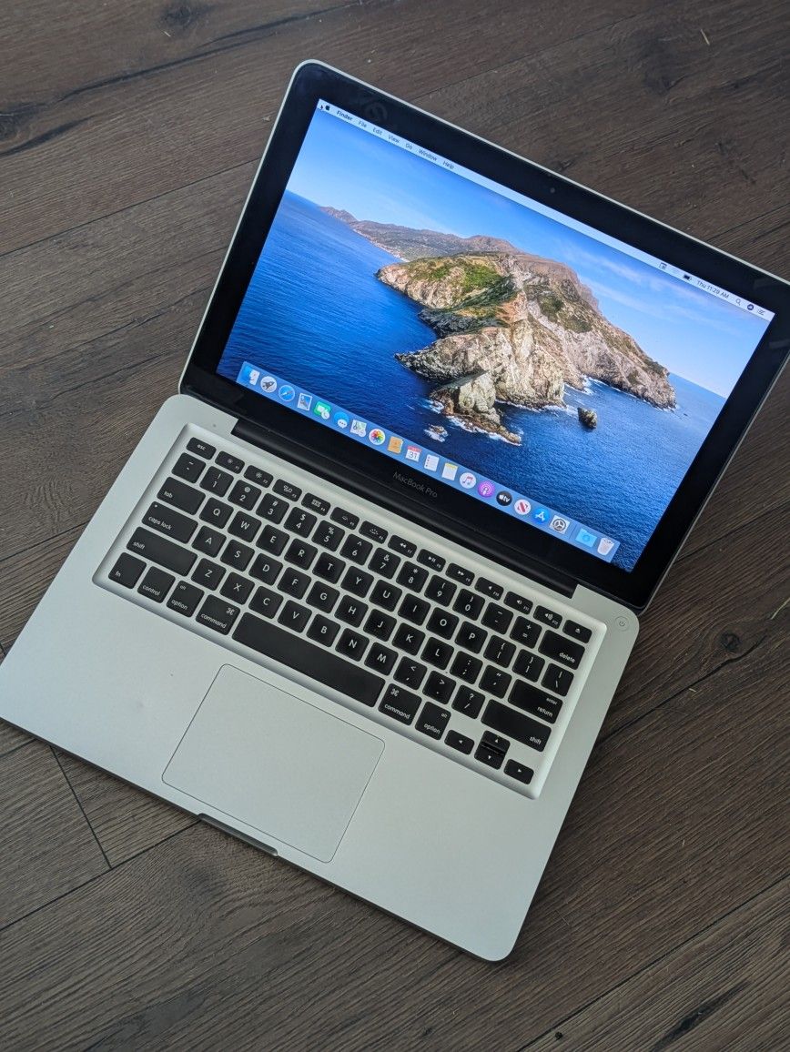 APPLE GRAY MACBOOK PRO 13" UPGRADED TO 2020 SOFTWARE CATALINA COMPUTER LAPTOP FAST INTEL CORE i5 500