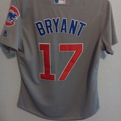 MAJESTIC WOMANS CHICAGO CUBS  BRYANT JERSEY 