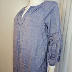 Beautiful 100%  Cotton Shirt Dress Made In India
