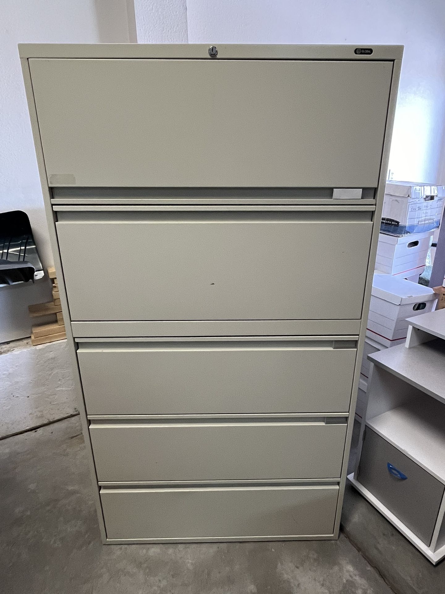 5-Drawer Lateral Filing Cabinet