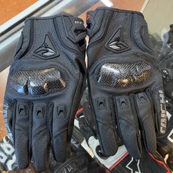 Motorcycle Leather Armor Gloves New $50