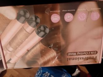 Professional 5 in 1 curling wand