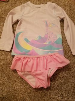 3T Swimsuit/Rashguard set