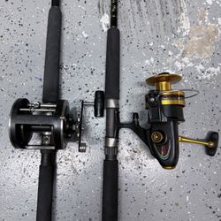 Penn reels w/rods