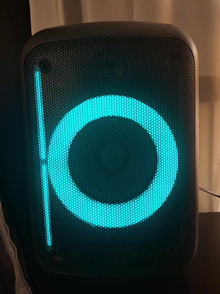 onn. Speaker with BT, AUX, RADIO, RGB light
