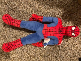Weighted spider man plushie