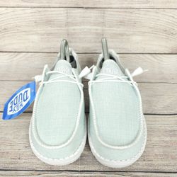 Hey Dude Wendy Boho Stitch Women's Slip On Shoes Sky Blue