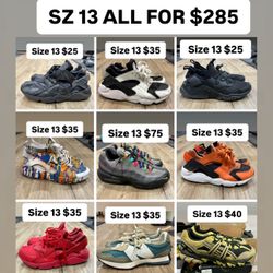 Jordan’s Nikes & More Size 13 Package Deal $285