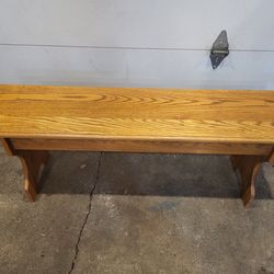 Oak Entry Way Bench