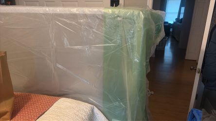 Queen size bed frame new rap in original.