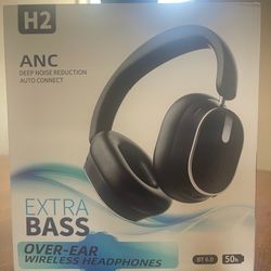 Hybrid Active Noise Cancelling Bluetooth Headphones