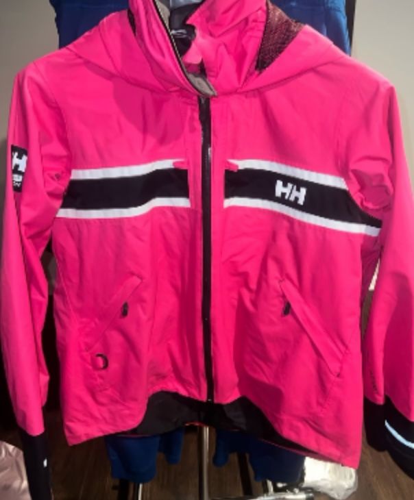 Rare/vintage Helly Hansen Rain and Sailing Jacket, Magenta,