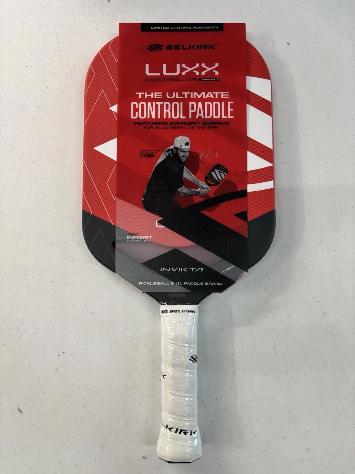 Selkirk LUXX InfiniGrit Pickleball Paddle - RED - New