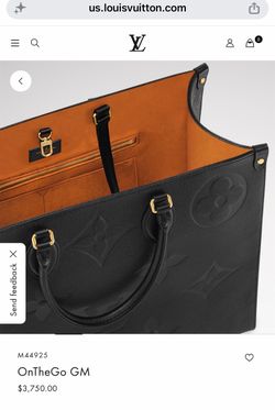 Louis Vuitton On the go GM monogram black