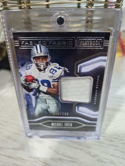 MICHAEL IRVIN - 2018 Panini Playbook Fabled Fabric Jersey #FF-5 Cowboys /299