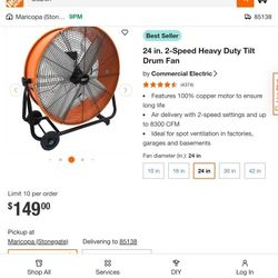 Commercial electric Fan