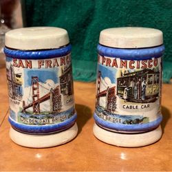 Vintage San Francisco Salt Shakers