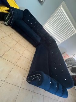 Velvet Couch