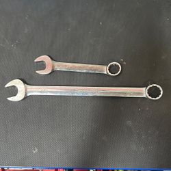 Snap On 7/8 Long Wrench & 13/16 Regular Wrench 
