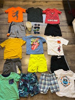 Boys 5t summer clothes and accessories