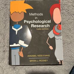 Method In Psychology Research Third Edition