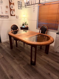 Oak dining set