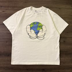 Men’s White Kaws Graphic Tee