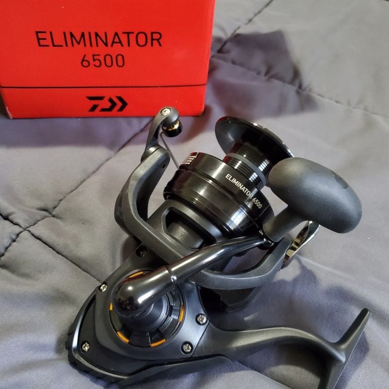 daiwa eliminator reel for sale Spinning The Eliminator Series of Spinning Reels range from a compact 2500 series reel holding 6 Daiwa Eliminator Spinning Reels |