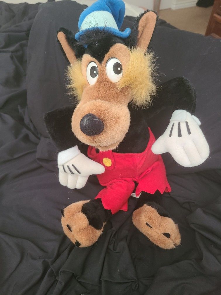 Disney Big Bad Wolf Plush Vintage