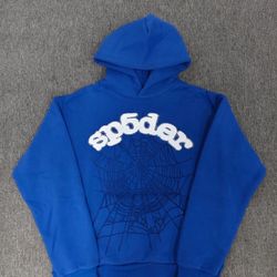 Sp5der Hoodie Royal Blue 