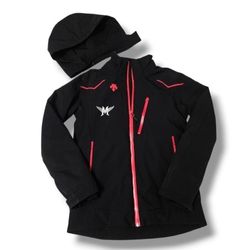 Descente Mac Alpine Team Ski Jacket Juniors Sz 140 Medium Waterproof Full Zip Hooded