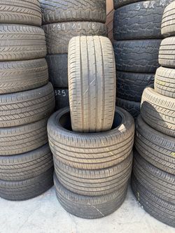 4 used tires 255-40-20 goodyear eagle F1 (with foam inside) with 90% of life tread
