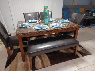 Marble Dinning Room Table