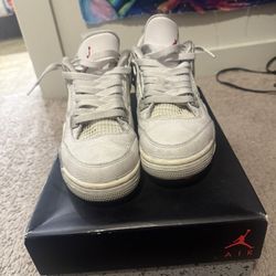 Jordan 4 Retro white oreo 