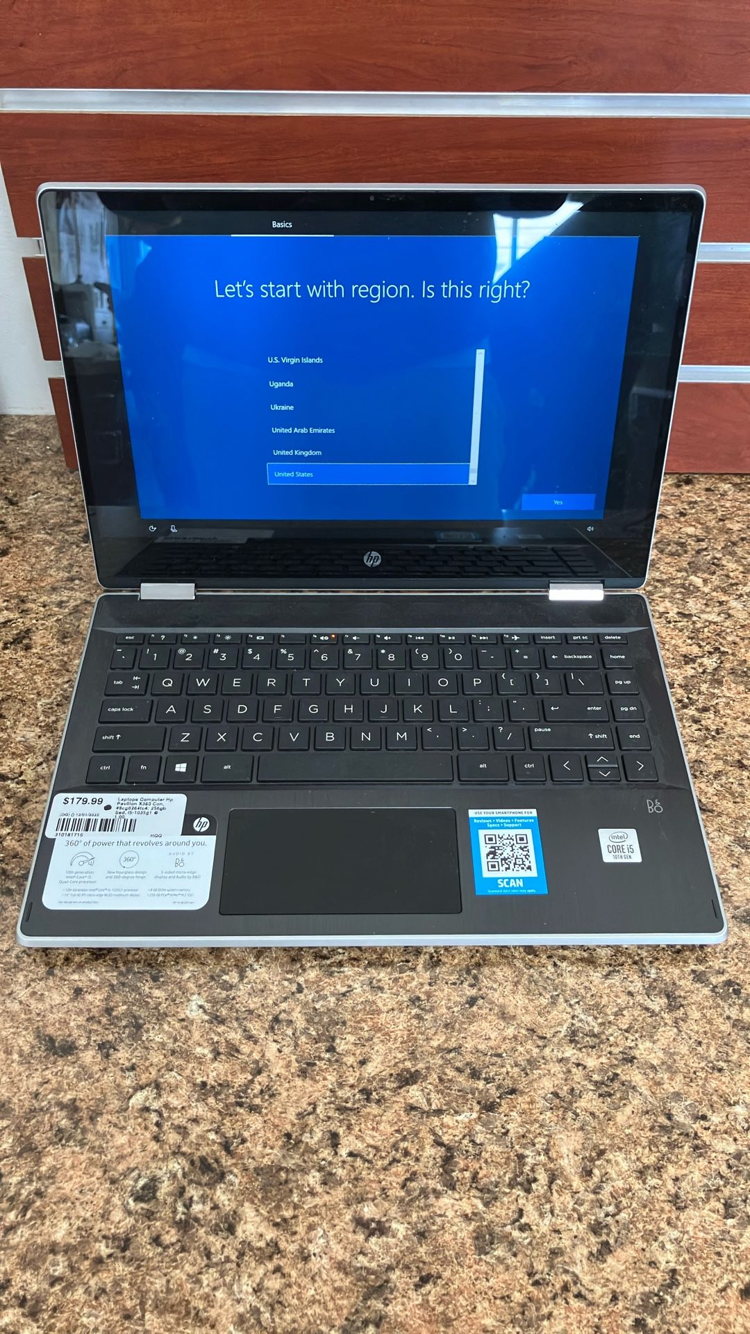 Laptop Computer Hp Pavilion X360
