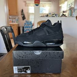 Jordan 4 Retro Black Cat (2025) Size 11