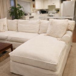 Restoration Hardware Sectional Sofa Right Chaise Sectional
