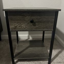 Modern gray night Stands (set of 2)