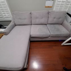 Lightly Used Cindy Crawford Queen Sleeper Sectional 