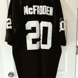 Reebok McFadden 20 Oakland Raider Jersey Size 60