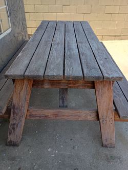 Outdoor Wooden Bench