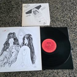 AEROSMITH DRAW THE LINE 1977 ORIG LP Vinyl JC 34856 Rare MERCH insert "STERLING"