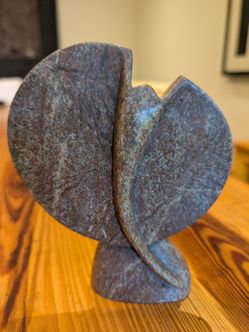Abstract Elephant Sculpture, Artist signed