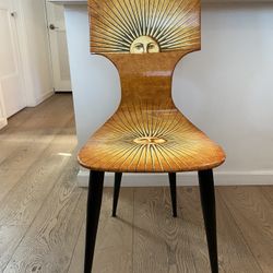 Extremely Rare Pierro Fornasetti Sole Chair