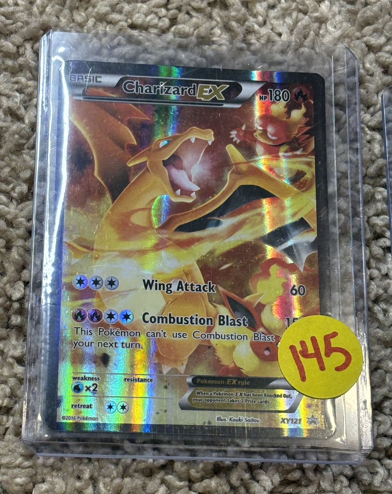 Gengar, Charizard, Pikachu Pokemon Cards For Sale From $70 To $250. Price  On Each Card