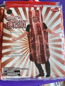 Adult bacon food costume