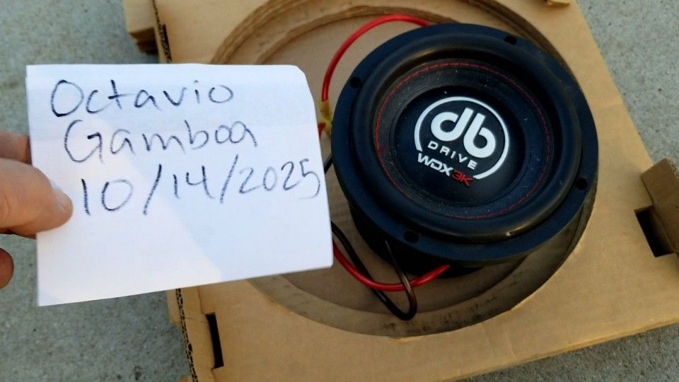6.5 Inch DB Drive Subwoofer Alone